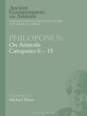 cover image of Philoponus